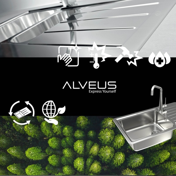 Alveus Inox sudoper ekološka proizvodnja