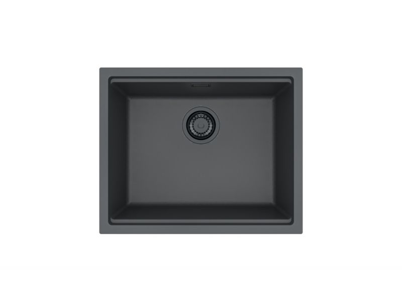 Črno granital enojno kuhinjsko korito omni+ 30 black edition