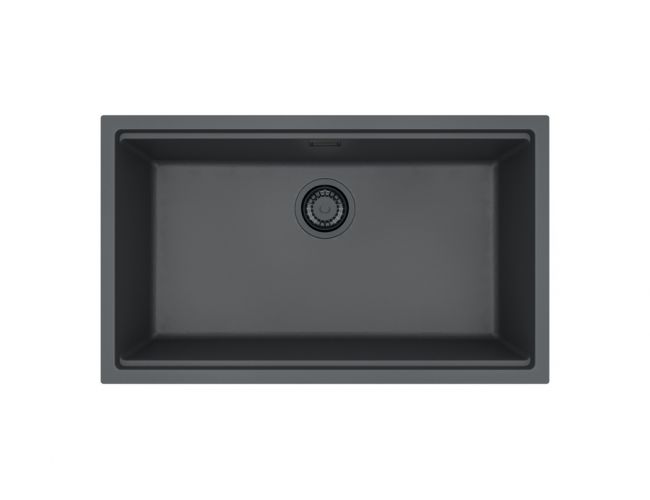 Črno granital enojno kuhinjsko korito omni+ 40 black edition