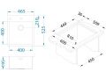 Upute za ugradnju Pure 20 sudoper s dimenzijama